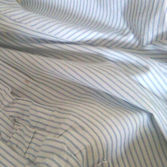 Marina Sport Striped, Ruffled Blouse. - Picture 10 of 12